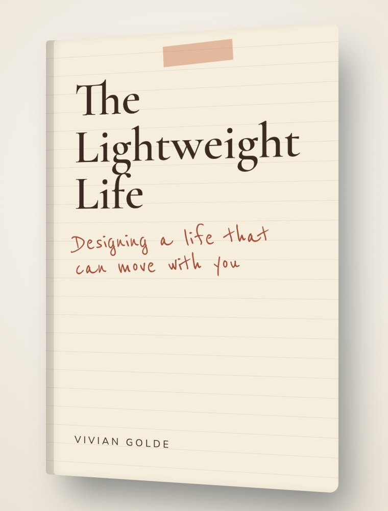 The Lightweight Life by Vivian Golde, book cover